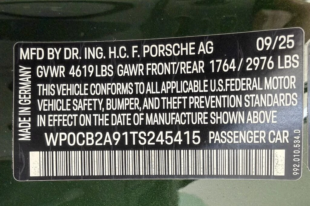 2026 Porsche 992 Carrera GTS - Image 18 of 31