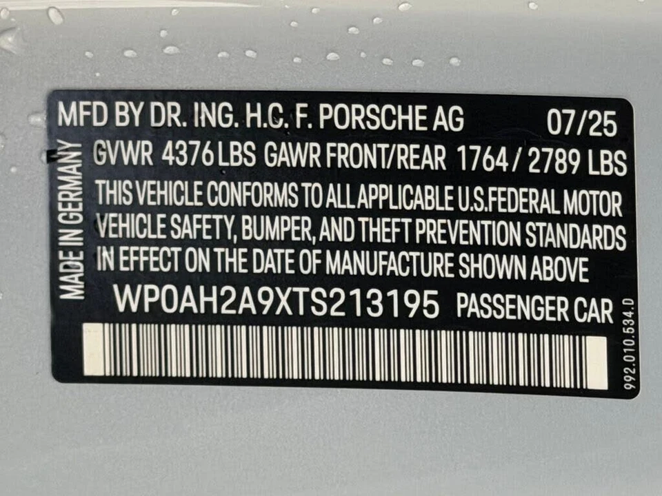 2026 Porsche 992 Carrera S - Image 24 of 26
