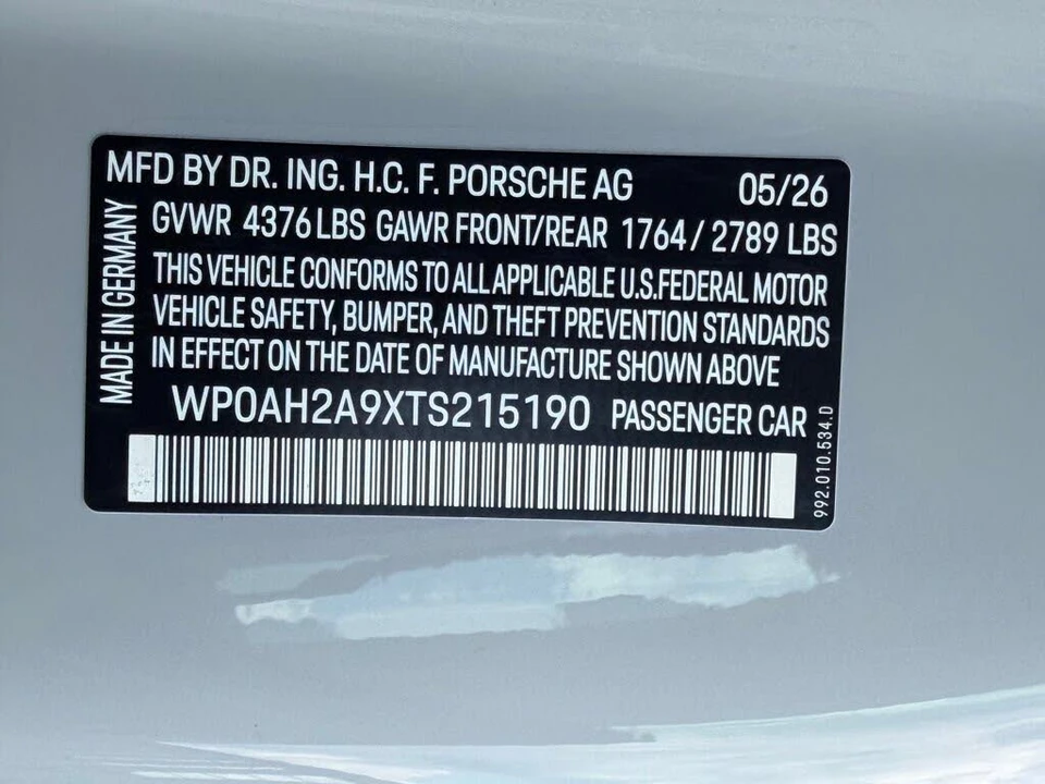 2026 Porsche 992 Carrera S - Image 25 of 30