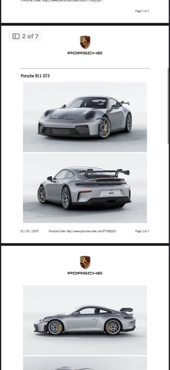 2026 Porsche 992 GT3 - Image 2 of 4