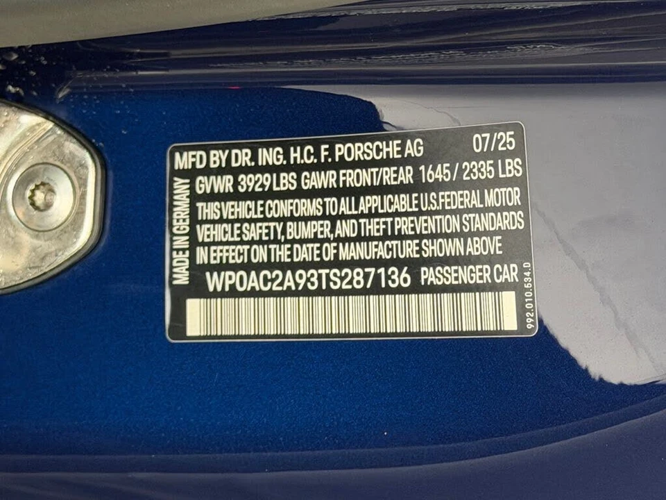 2026 Porsche 992 GT3 - Image 25 of 26