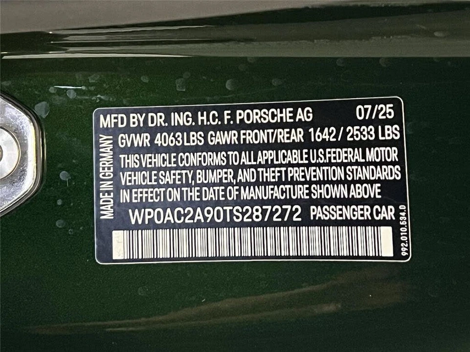 2026 Porsche 992 GT3 - Image 25 of 26