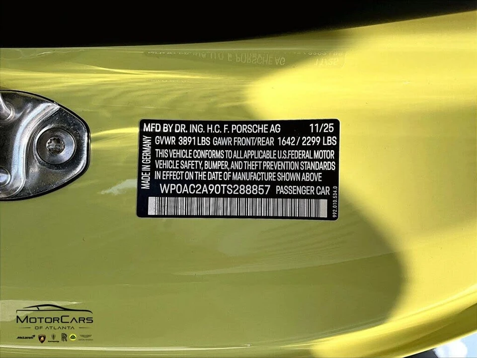 2026 Porsche 992 GT3 - Image 28 of 31