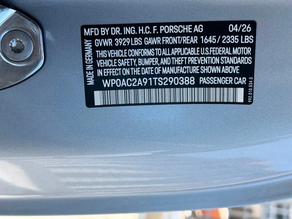 2026 Porsche 992 GT3 - Image 21 of 28