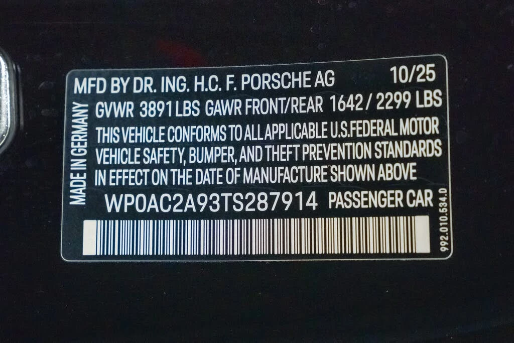 2026 Porsche 992 GT3 - Image 18 of 31