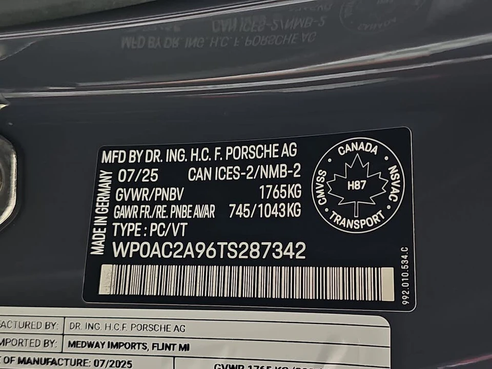 2026 Porsche 992 GT3 - Image 28 of 31