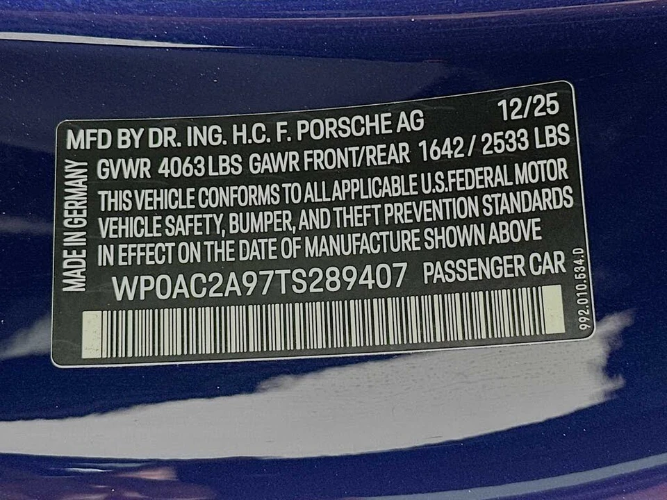2026 Porsche 992 GT3 - Image 30 of 31