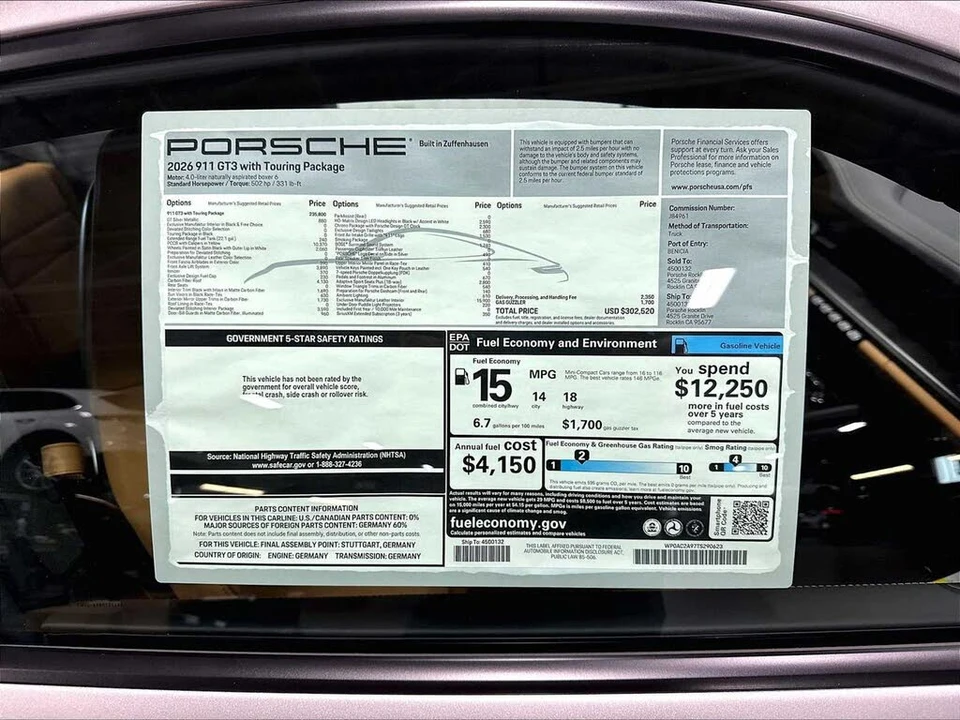 2026 Porsche 992 GT3 - Image 30 of 31