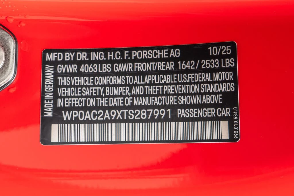 2026 Porsche 992 GT3 Touring - Image 20 of 31