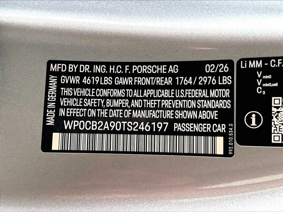 2026 Porsche 911 - Image 28 of 29