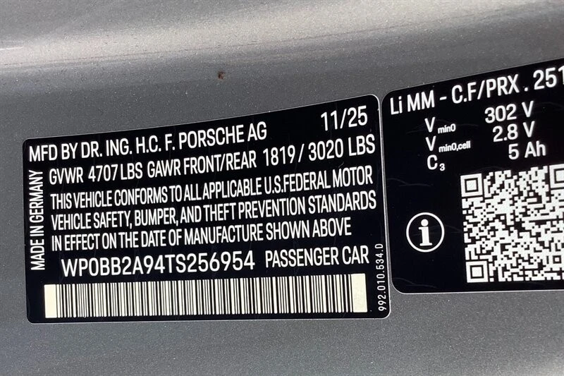2026 Porsche 992 Targa 4 GTS - Image 13 of 26