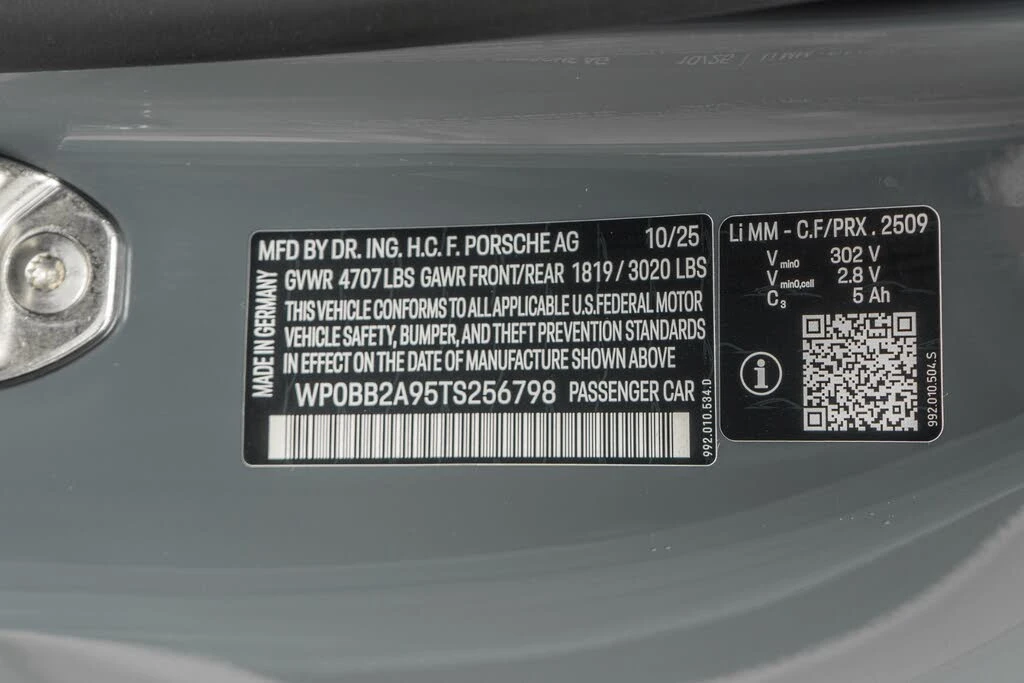 2026 Porsche 992 Targa 4 GTS - Image 20 of 31