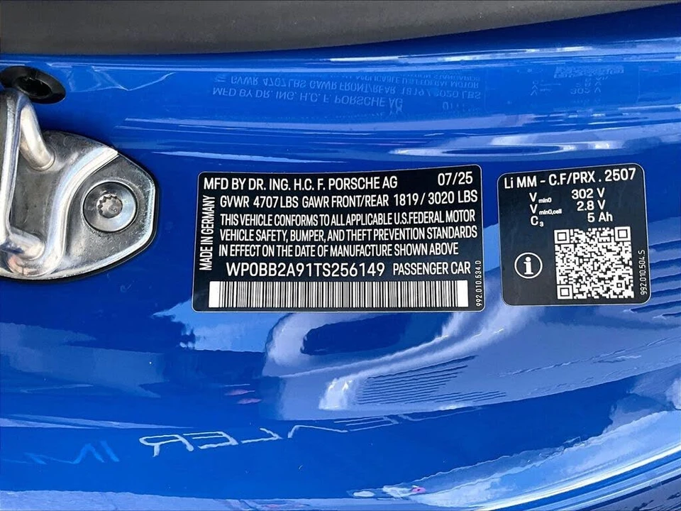 2026 Porsche 992 Targa 4 GTS - Image 26 of 26