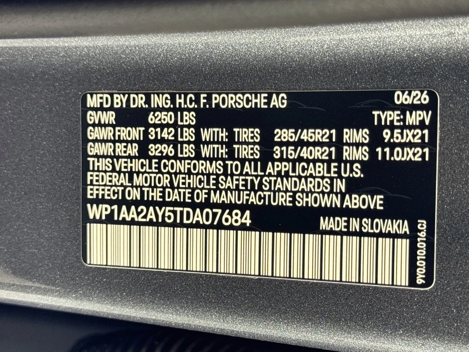 2026 Porsche 9Y0/9Y3 Cayenne - Image 27 of 29