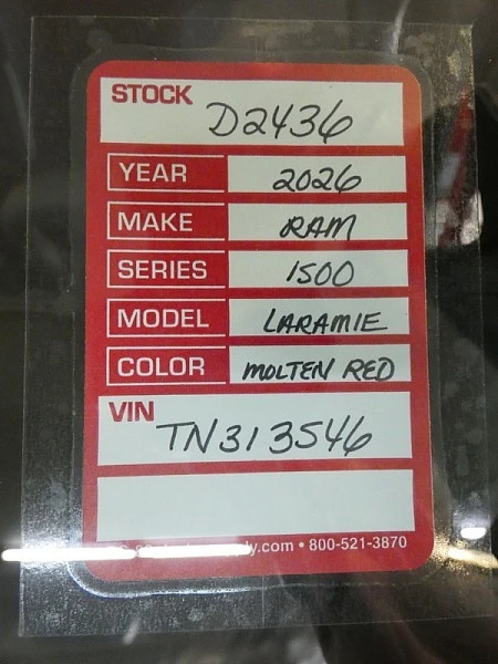 2026 Ram 1500 2nd Gen - Image 31 of 31