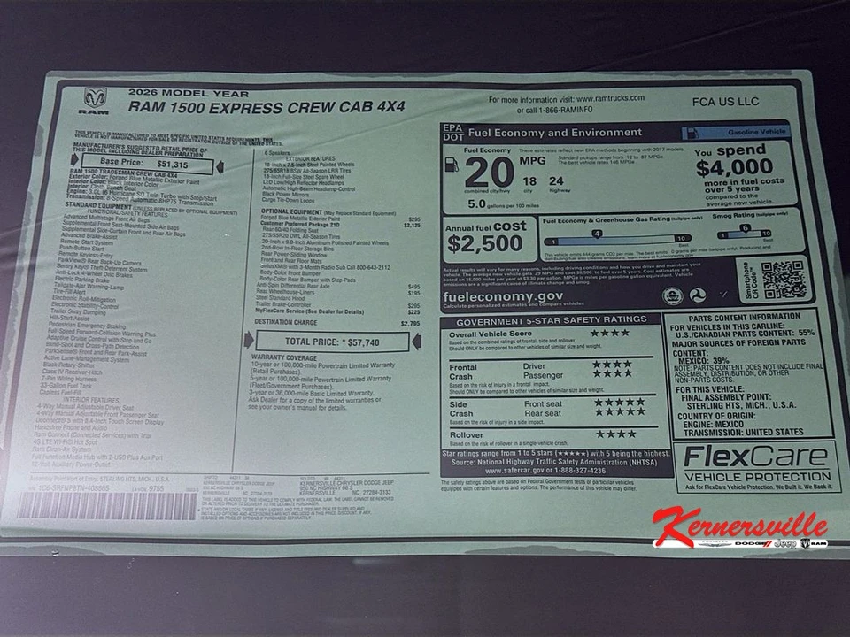 2026 Ram 1500 - Image 20 of 21
