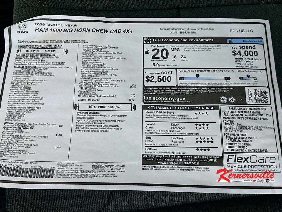 2026 Ram 1500 2nd Gen - Image 20 of 21