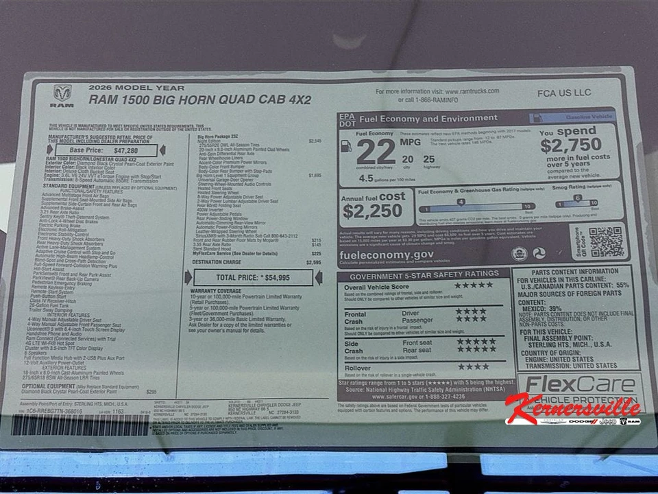 2026 Ram 1500 2nd Gen - Image 20 of 21