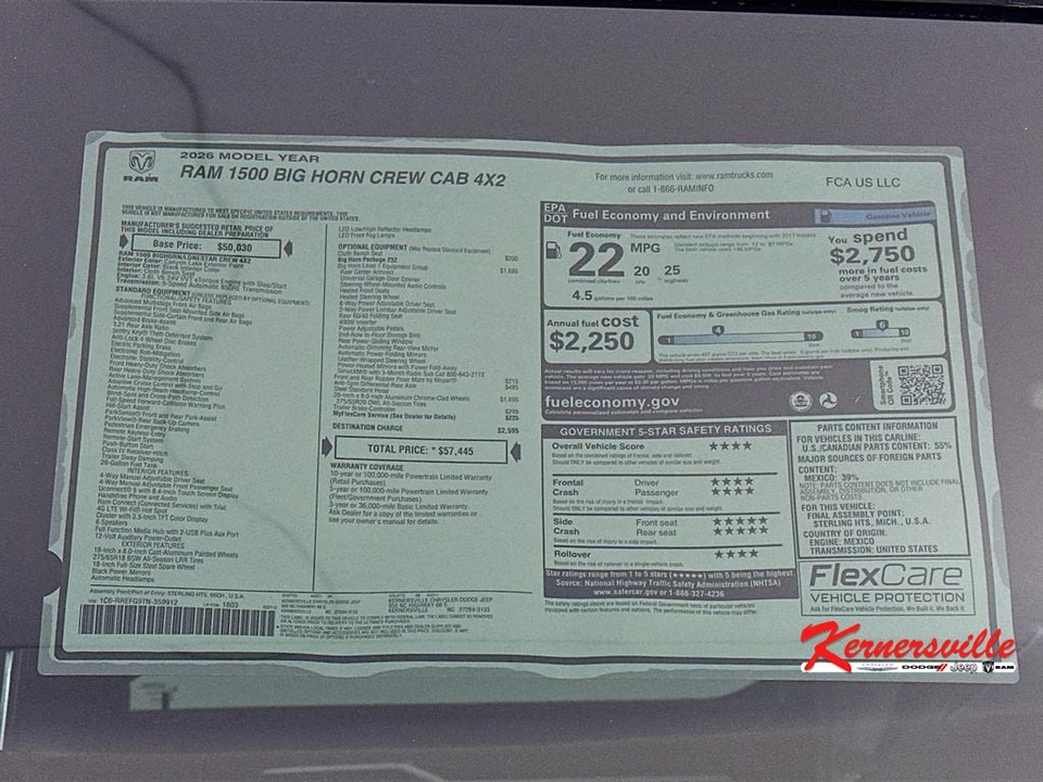 2026 Ram 1500 2nd Gen - Image 20 of 21
