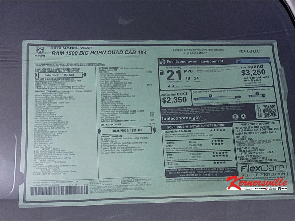 2026 Ram 1500 2nd Gen - Image 20 of 21