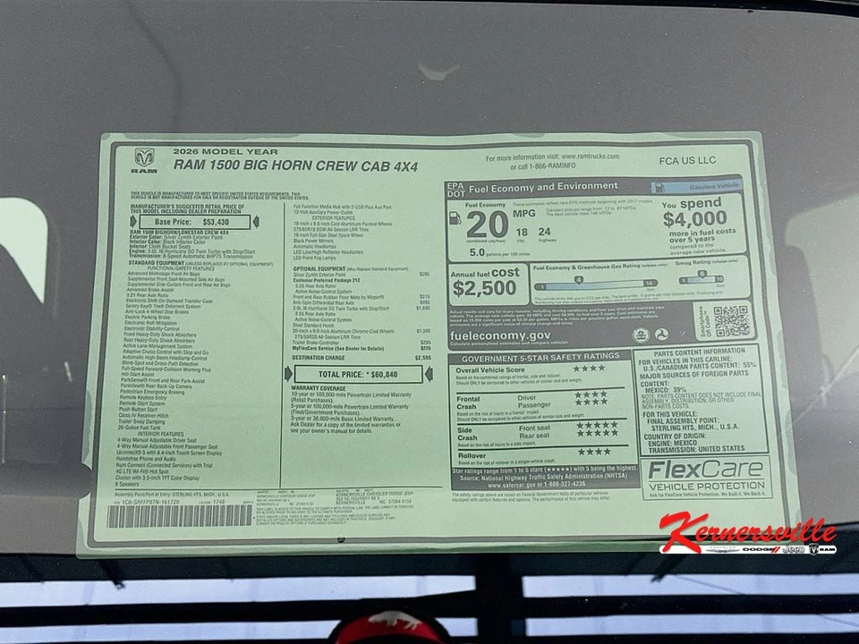 2026 Ram 1500 2nd Gen - Image 20 of 21