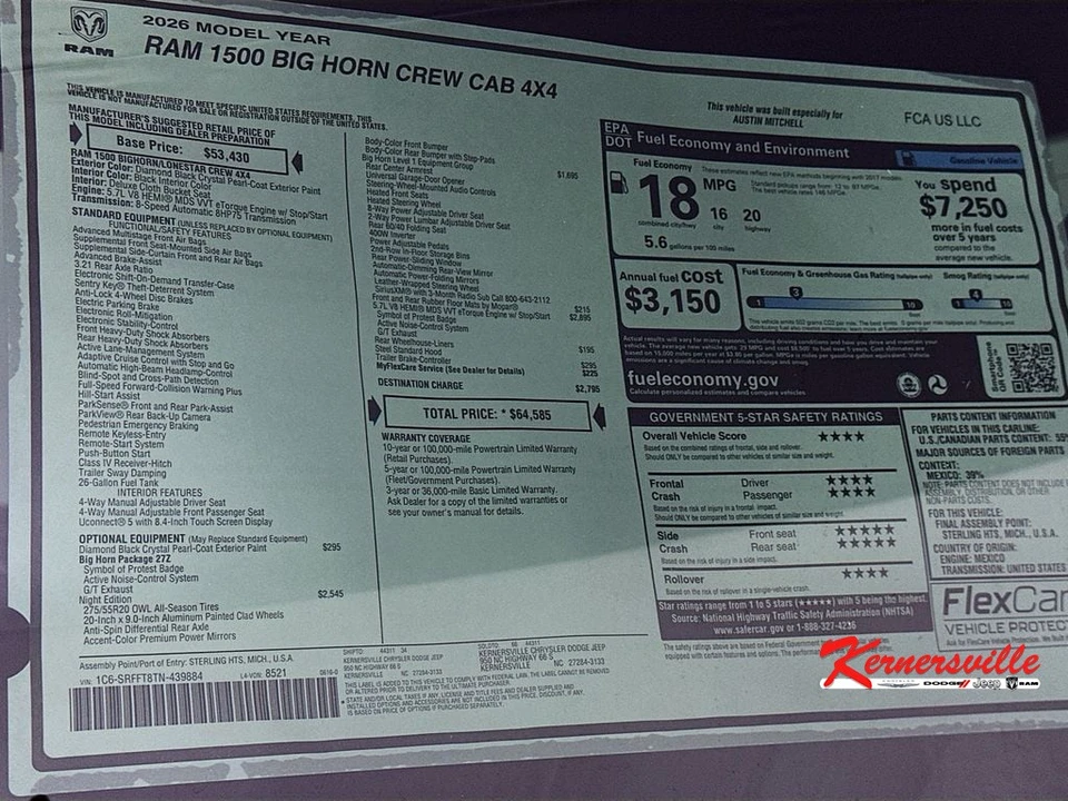 2026 Ram 1500 2nd Gen - Image 20 of 21