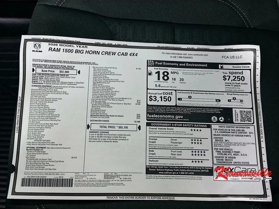 2026 Ram 1500 2nd Gen - Image 21 of 21