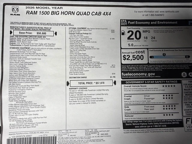 2026 Ram 1500 2nd Gen - Image 31 of 31