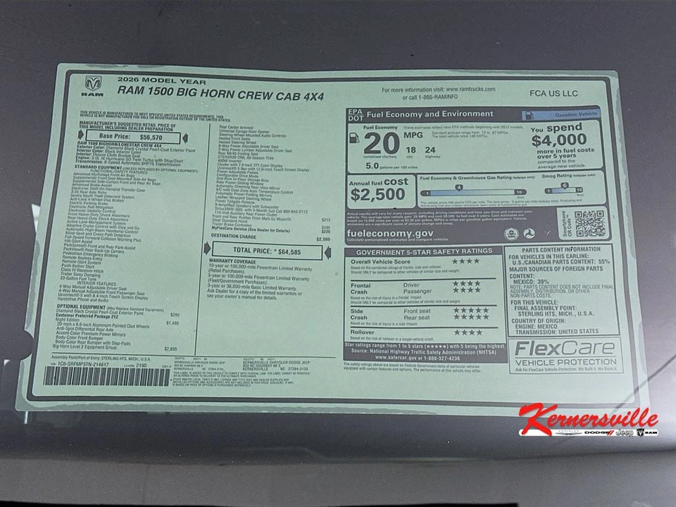 2026 Ram 1500 2nd Gen - Image 20 of 22