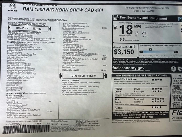 2026 Ram 1500 2nd Gen - Image 30 of 31