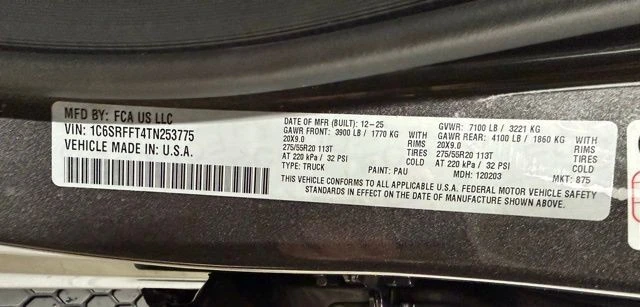 2026 Ram 1500 2nd Gen - Image 24 of 27