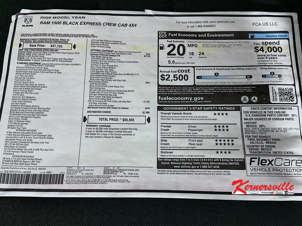 2026 Ram 1500 2nd Gen - Image 20 of 21