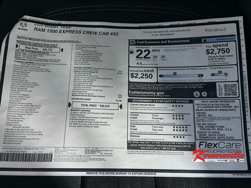 2026 Ram 1500 2nd Gen - Image 19 of 21