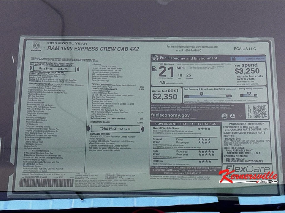 2026 Ram 1500 2nd Gen - Image 20 of 21