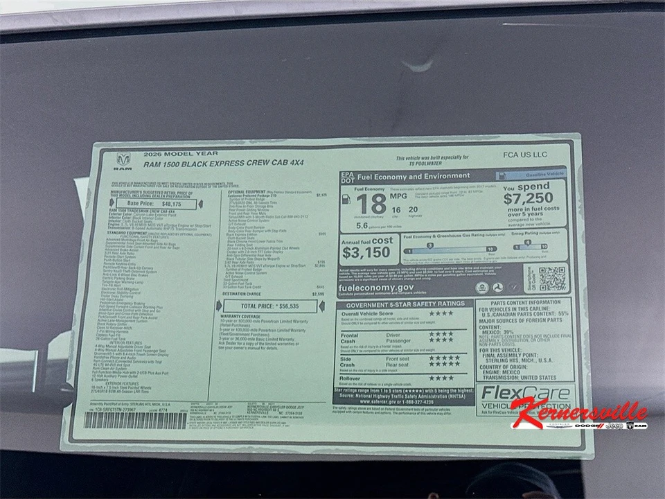 2026 Ram 1500 2nd Gen - Image 21 of 21