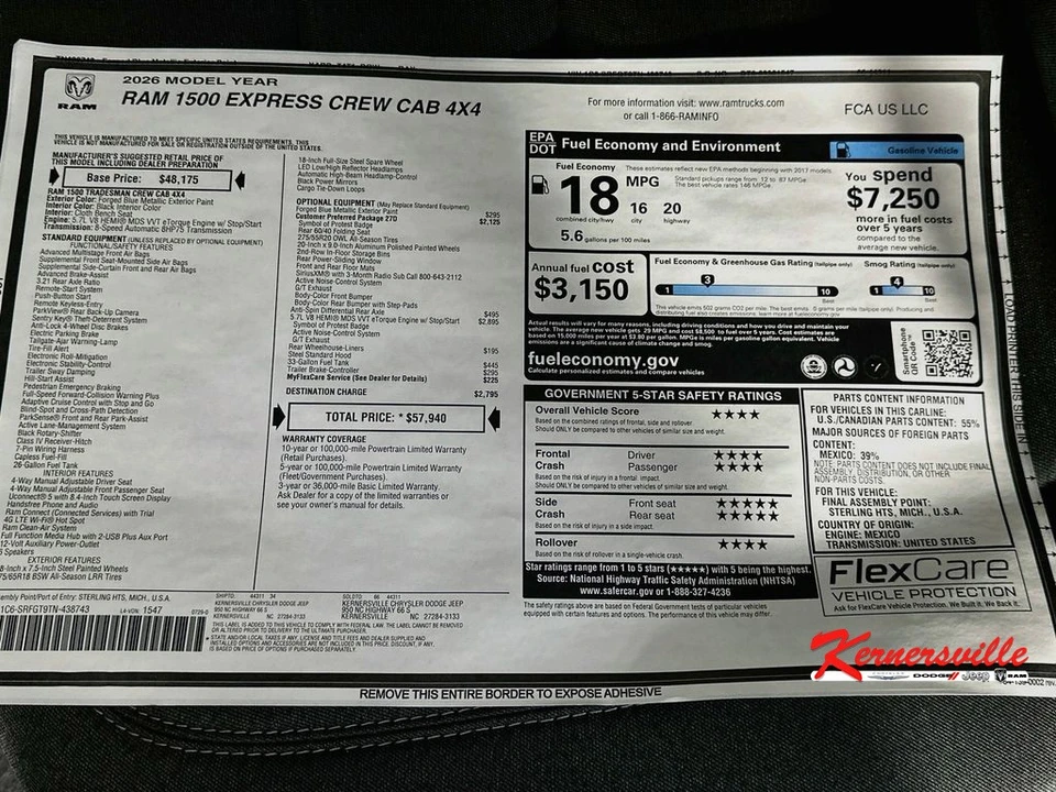 2026 Ram 1500 2nd Gen - Image 20 of 21