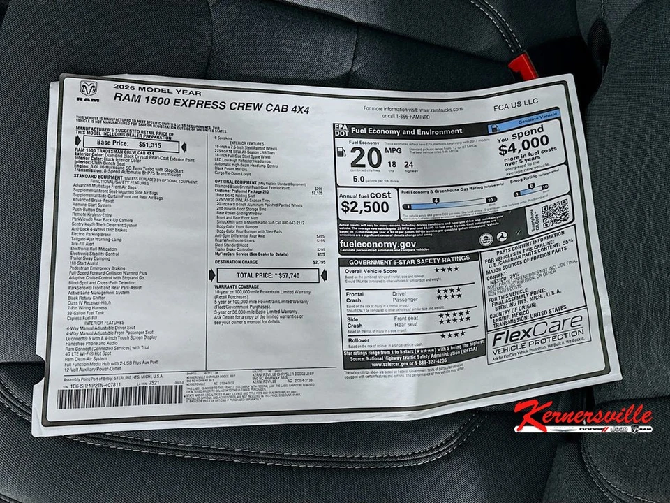 2026 Ram 1500 2nd Gen - Image 21 of 22