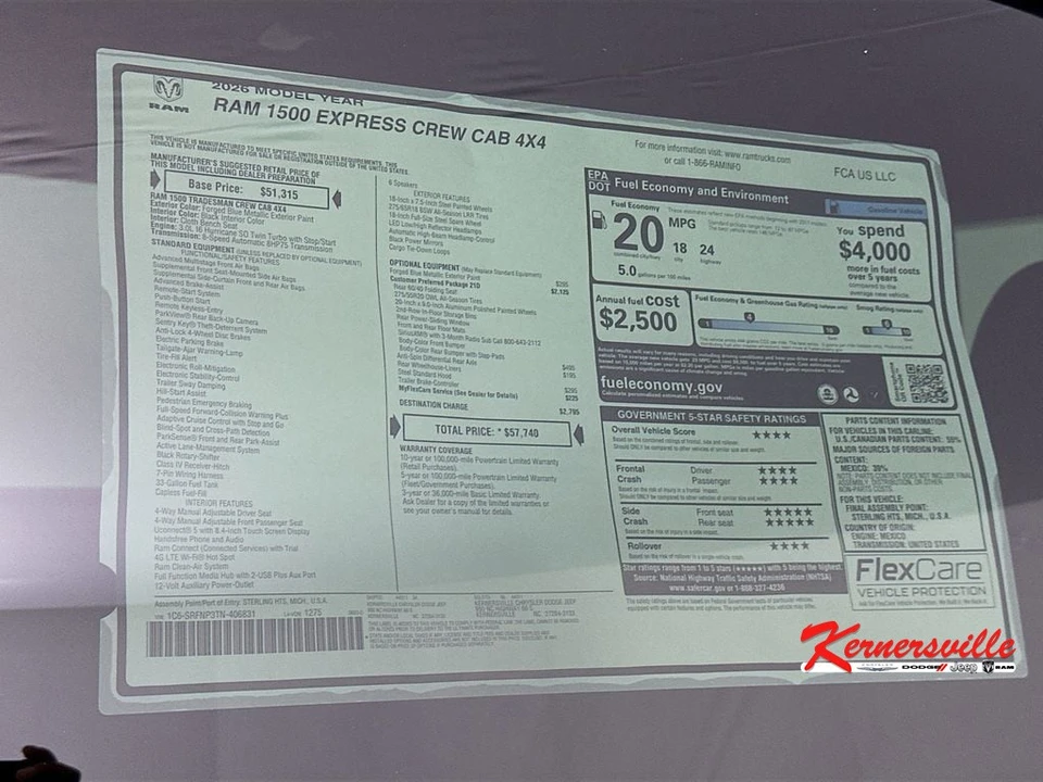 2026 Ram 1500 2nd Gen - Image 20 of 21