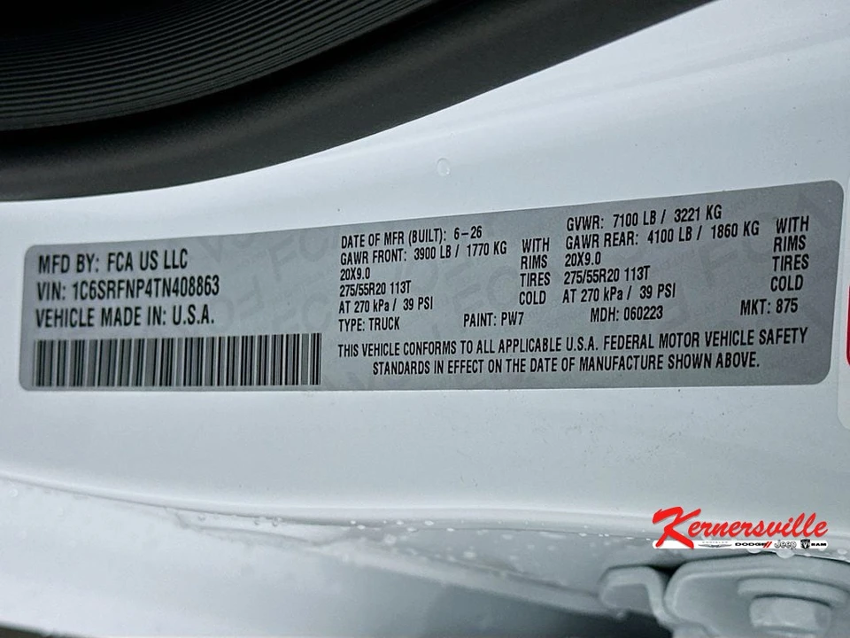 2026 Ram 1500 2nd Gen - Image 18 of 21