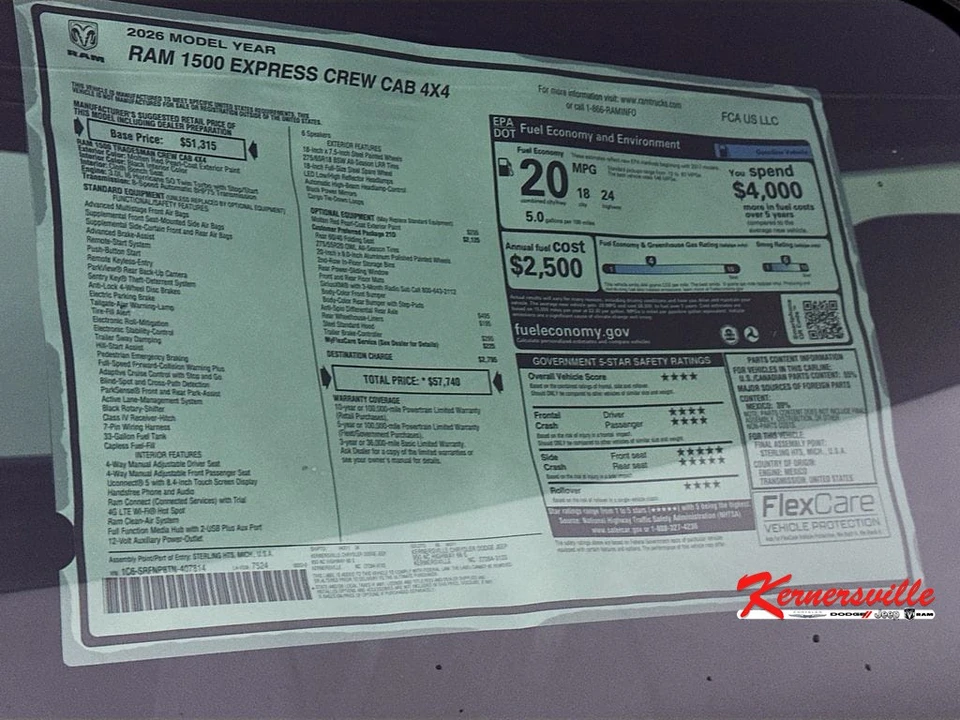 2026 Ram 1500 2nd Gen - Image 20 of 21