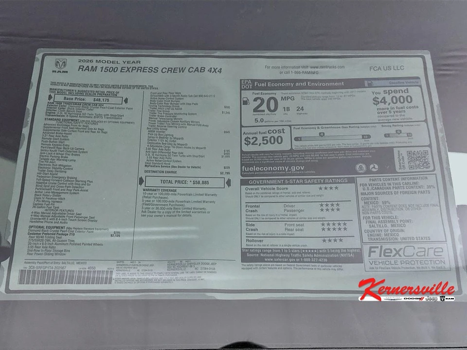 2026 Ram 1500 2nd Gen - Image 20 of 21