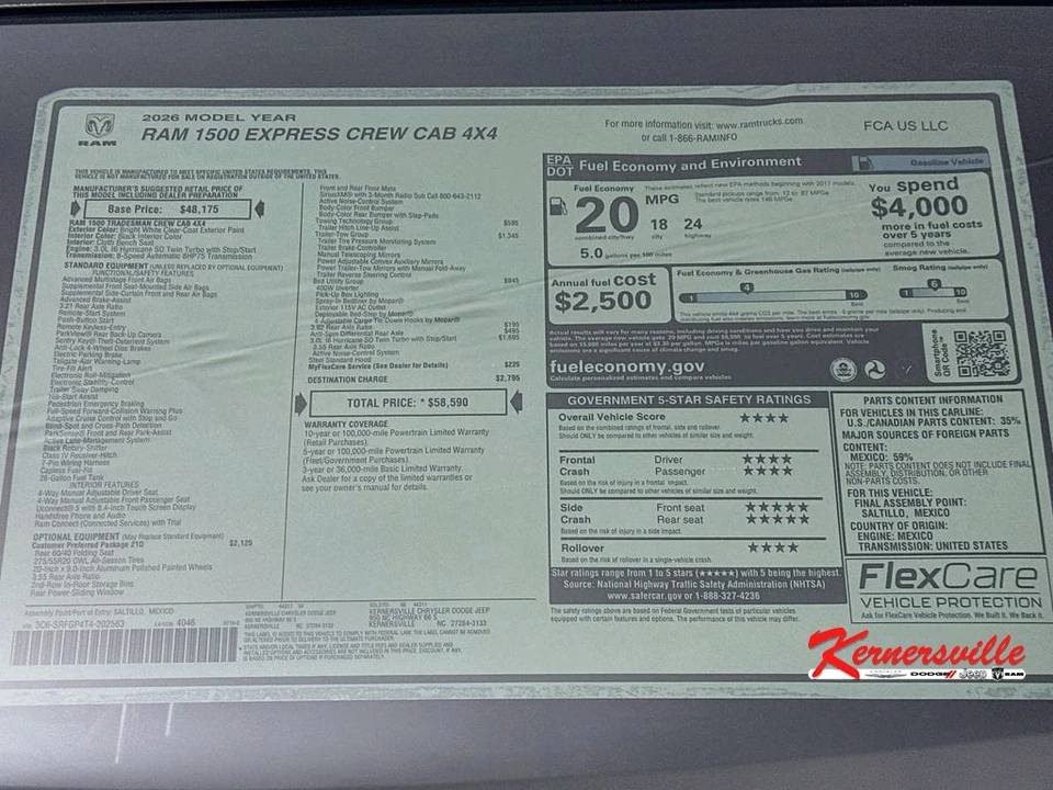 2026 Ram 1500 2nd Gen - Image 20 of 21