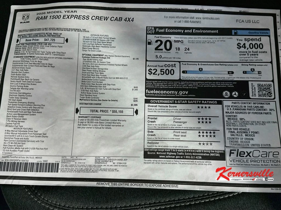 2026 Ram 1500 2nd Gen - Image 20 of 21