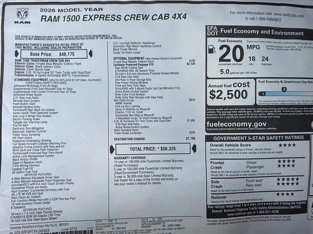 2026 Ram 1500 2nd Gen - Image 28 of 30