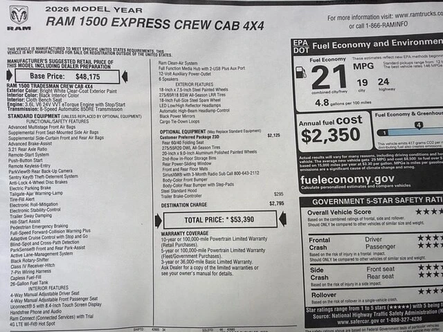 2026 Ram 1500 2nd Gen - Image 28 of 30