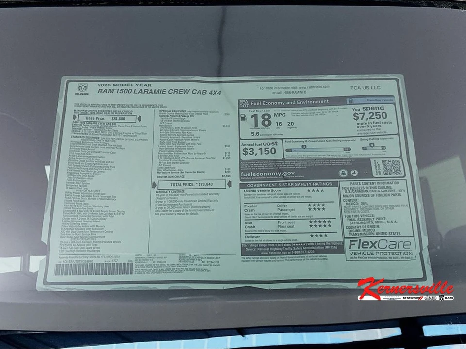 2026 Ram 1500 2nd Gen - Image 20 of 21