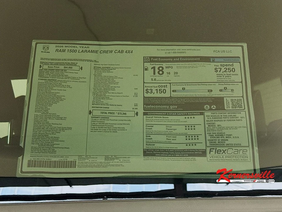 2026 Ram 1500 2nd Gen - Image 20 of 21