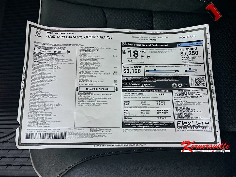 2026 Ram 1500 2nd Gen - Image 17 of 22