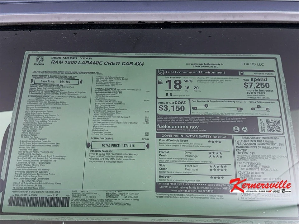 2026 Ram 1500 2nd Gen - Image 21 of 21