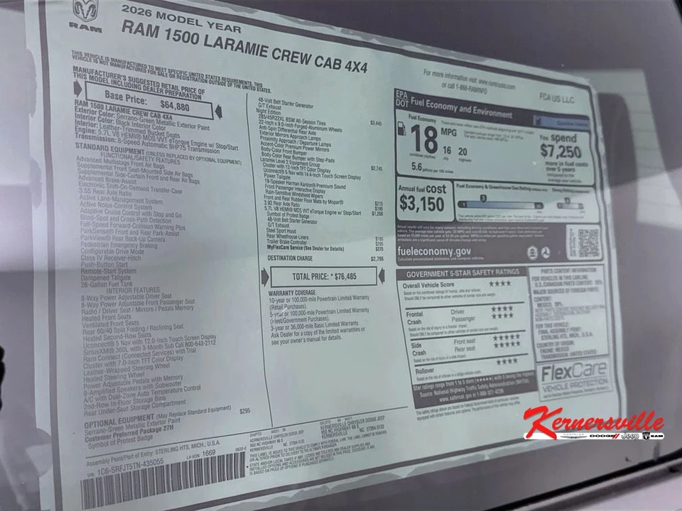 2026 Ram 1500 2nd Gen - Image 20 of 21